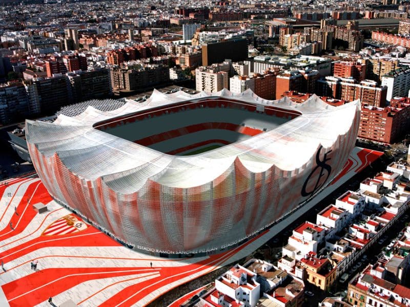 Proyecto finalista del Sánchez Pizjuán por el estudio sevillano MRPR Arquitectos