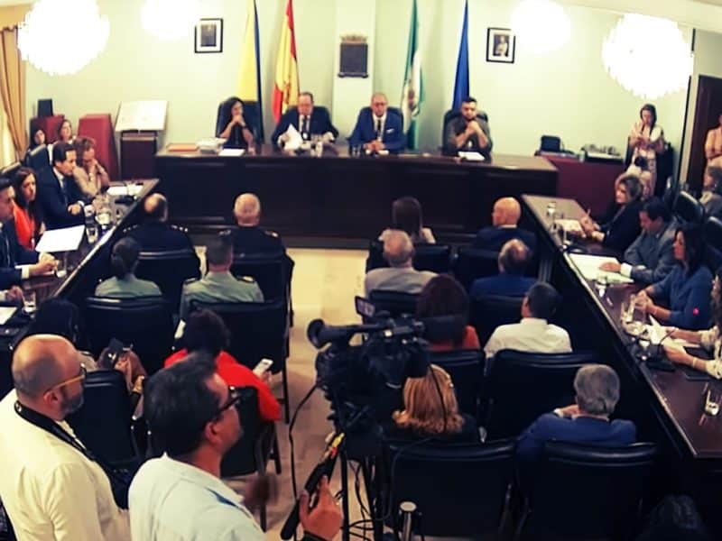 Salón de plenos en San Juan de Aznalfarache
