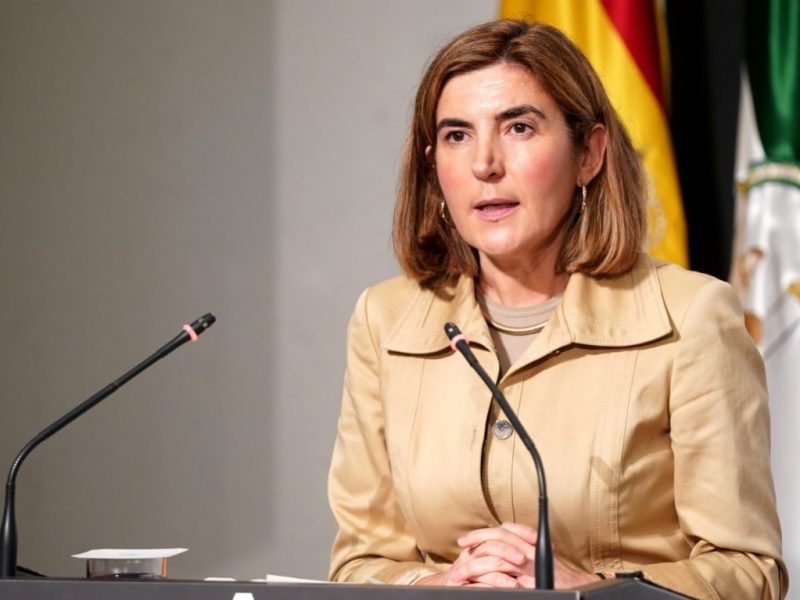 Rocío Blanco presentaba ayer la iniciativa Aire que invertirá 5,6 millones de euros en el Aljarafe