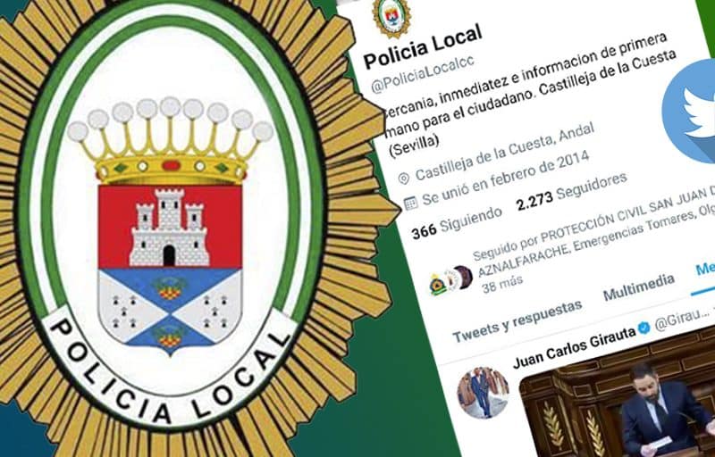 La Policía de Castilleja da me gusta "por error" a un vídeo de Santiago Abascal