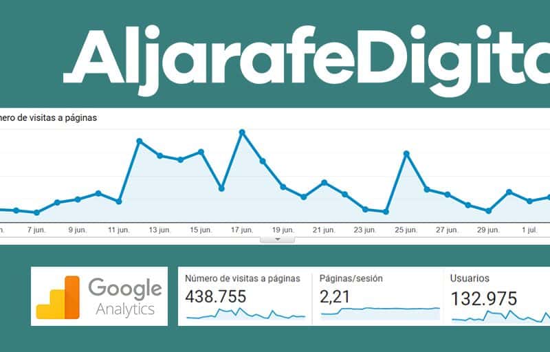 Resultados de audiencia de Aljarafe Digital en su primer mes de actividad.