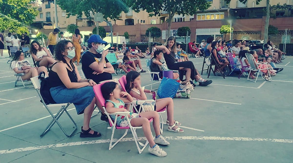 Cine de verano en Bormujos. Foto del Ayuntamiento de Bormujos.