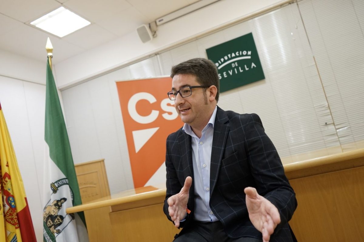 Manuel Benjumea, diputado provincial en la Diputación de Sevilla por Ciudadanos.