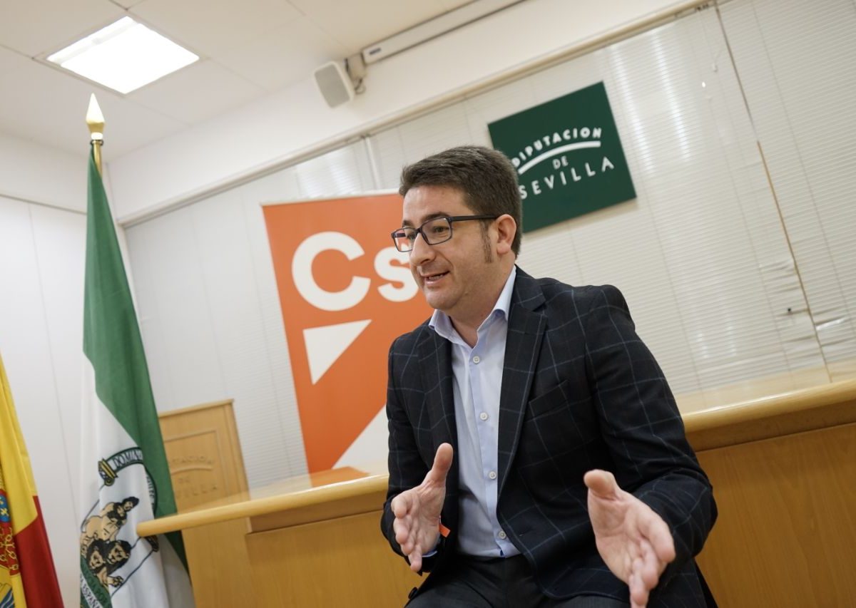 Manuel Benjumea, diputado provincial en la Diputación de Sevilla por Ciudadanos.