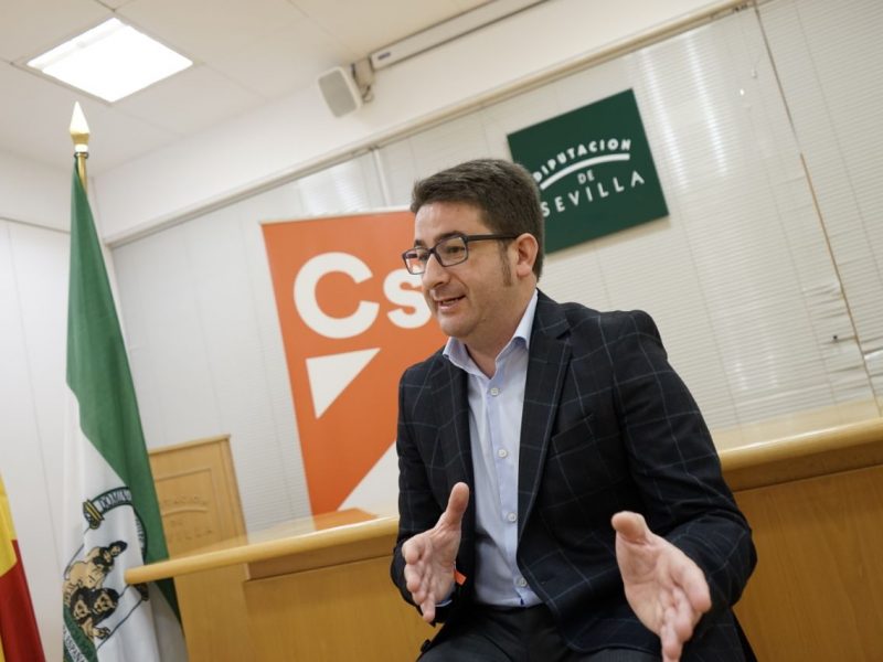 Manuel Benjumea, diputado provincial en la Diputación de Sevilla por Ciudadanos.