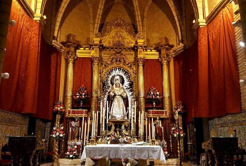 La Virgen de la Estrella, patrona de Coria del Río. Foto de la Hermandad.