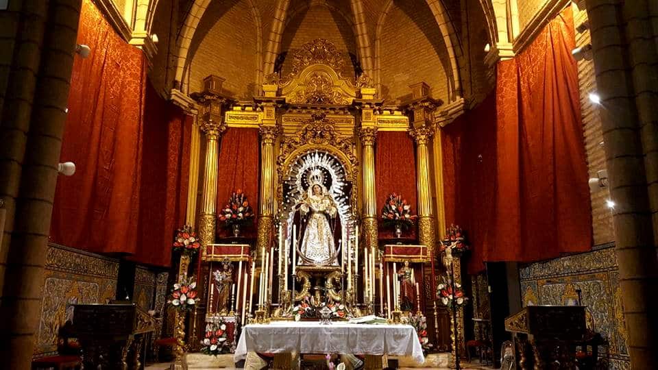 La Virgen de la Estrella, patrona de Coria del Río. Foto de la Hermandad.