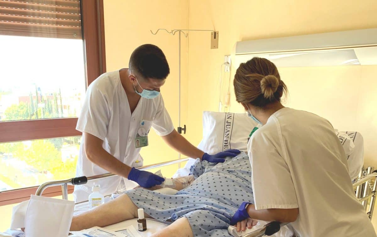 Enfermeros del Hospital San Juan de Dios de Bormujos