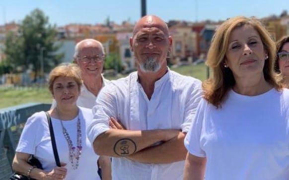 Rafael Fernández en el cartel electoral de Actúa para las elecciones del 26 de mayo.