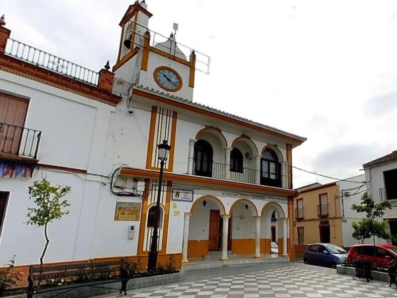 Plaza del Cabildo de Aznalcázar.