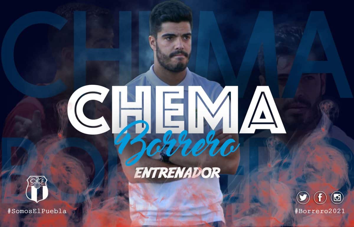 Imagen que ha utilizado el Puebla Club de Fútbol para dar la bienvenida a Chema Borrero.