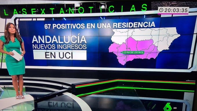 Segundo error consecutivo de la Sexta Noticias a la hora de referirse a Coria del Río como Coria de los Ríos.