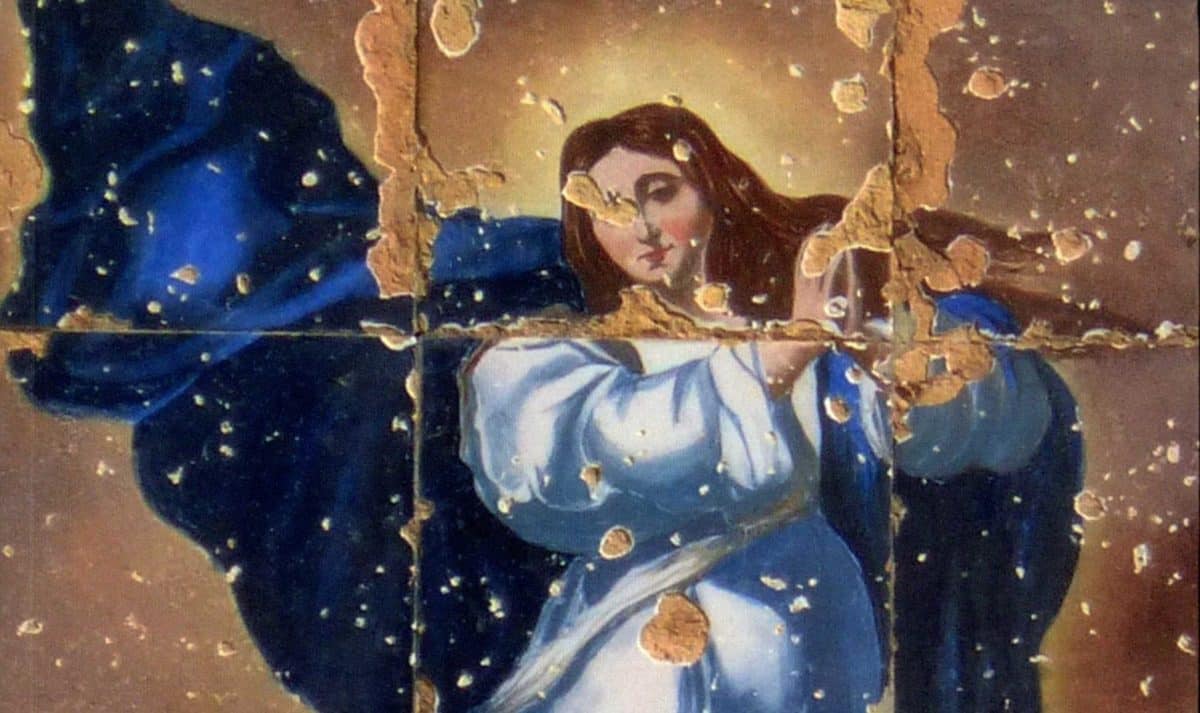 Cerámica de Murillo que ilustra el libro de Francisco Miguel Ruiz Cabello.