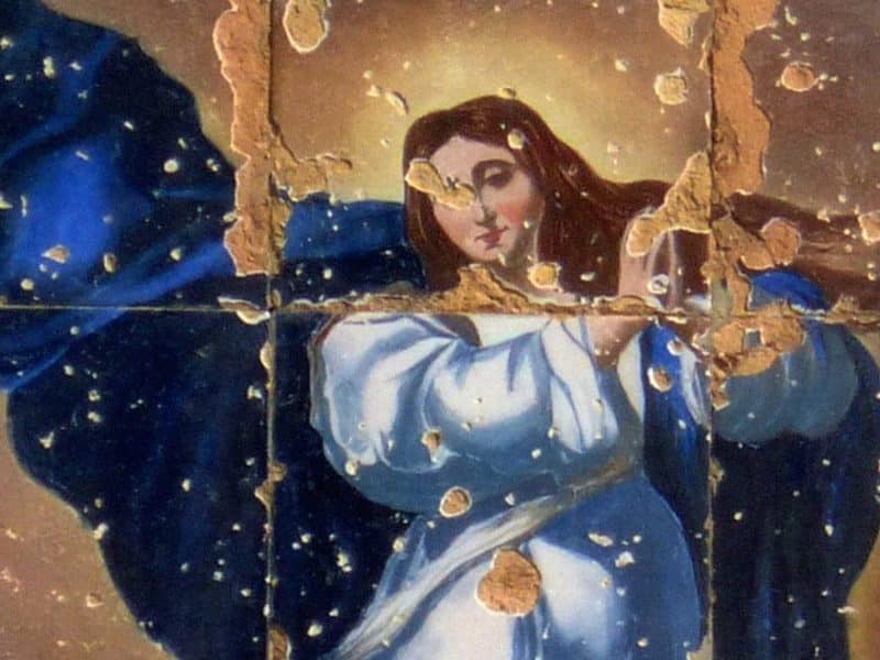 Cerámica de Murillo que ilustra el libro de Francisco Miguel Ruiz Cabello.