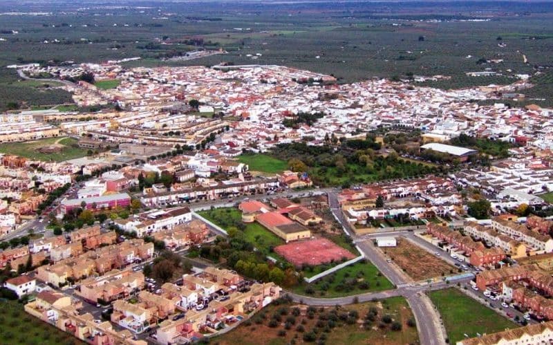 Benacazón a vista de pájaro. Foto del Ayuntamiento de Benacazón.