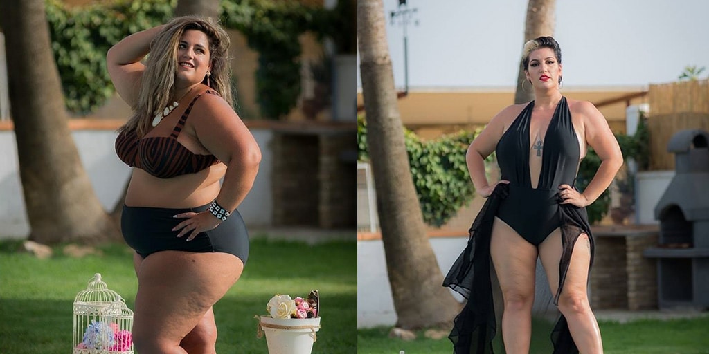 Dos de las candidatas a Miss Curvys que se celebrará este domingo en Bormujos. Fotos de Mis Curvys Internacional.