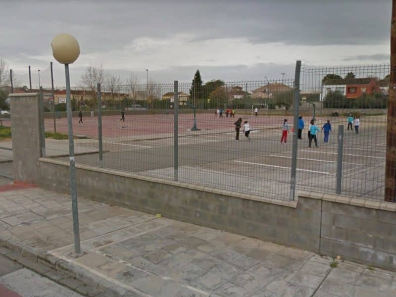 Patio del CEIP Nuestra Señora de la Antigua de Almensilla.