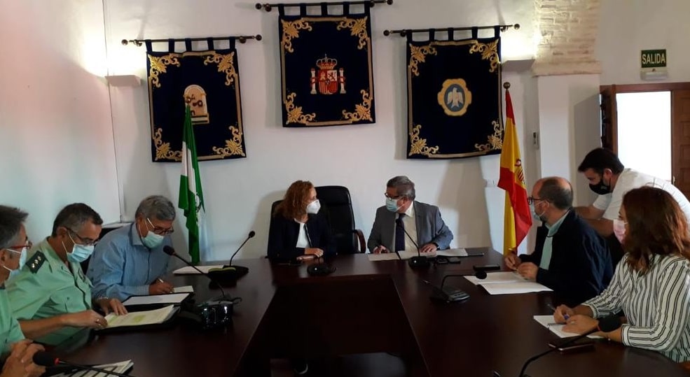 Reunión donde se ha firmado el convenio con VioGén