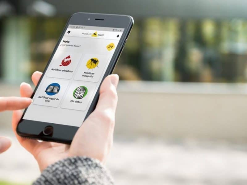 La app de Mosquito Alert está disponible para iOS y Android.