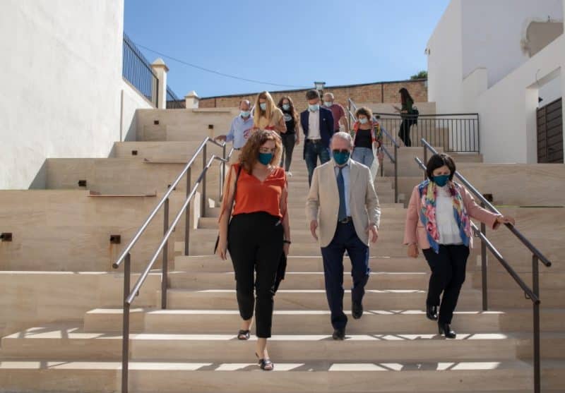Visita a las obras