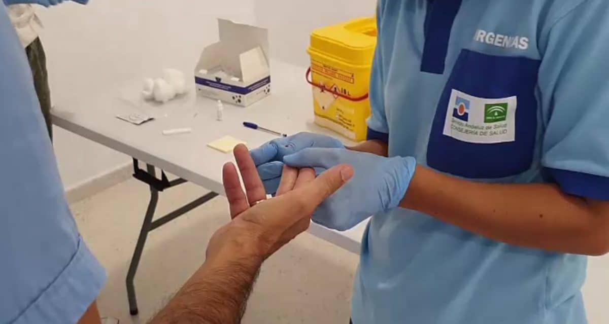 Test de coronavirus realizados en Bormujos. Foto de Aljarafe Digital.