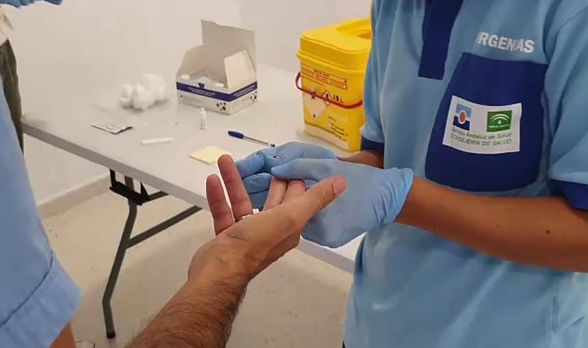 Test de coronavirus realizados en Bormujos. Foto de Aljarafe Digital.
