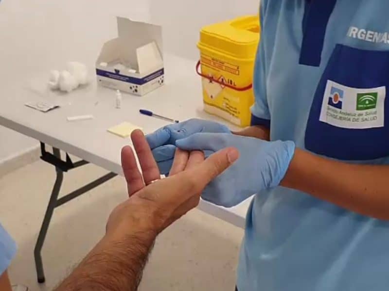 Test de coronavirus realizados en Bormujos. Foto de Aljarafe Digital.