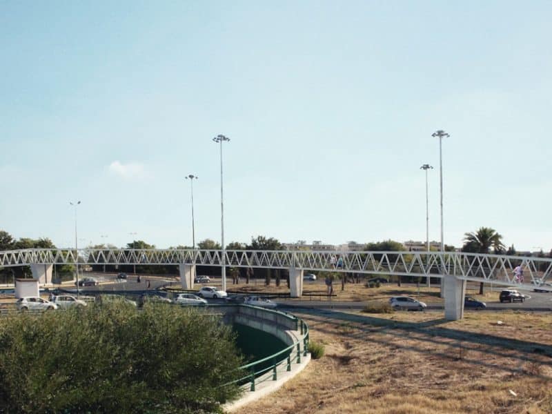 Proyecto de la pasarela al PISA. Foto: Ayto. Mairena del Aljarafe