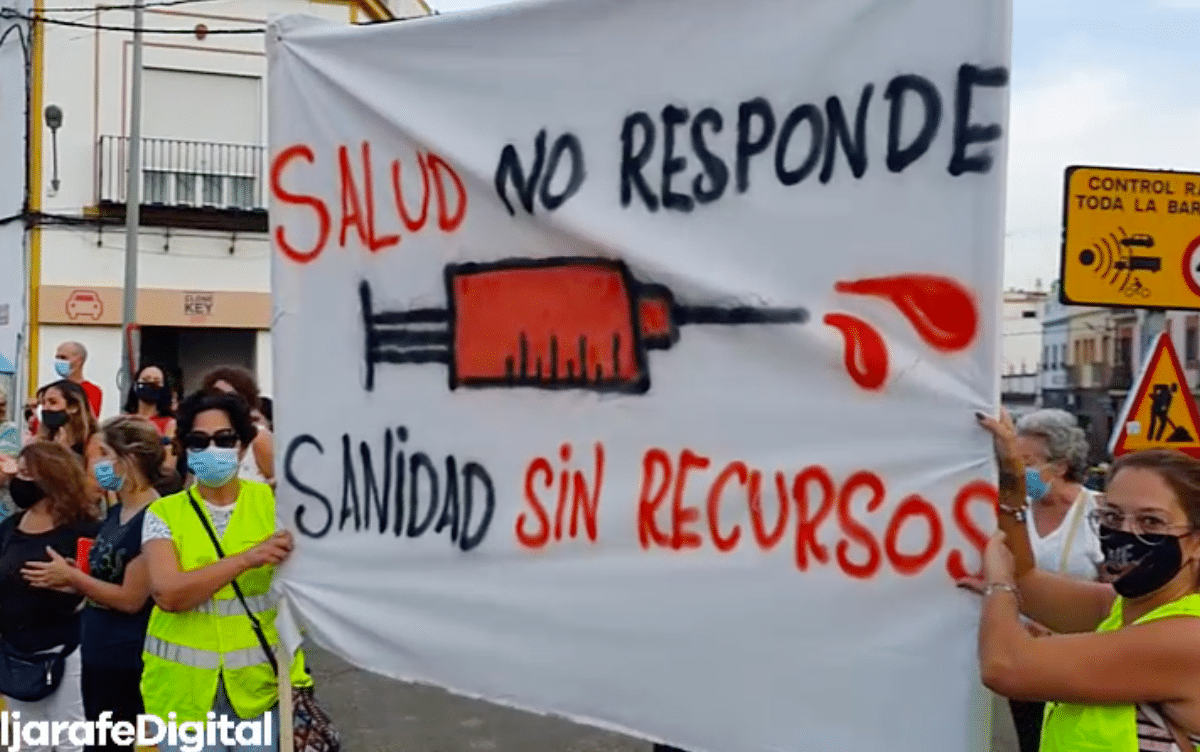 Imágenes de la manifestación del 28 de septiembre por la reapertura de los centros. Foto: Nicolás López.