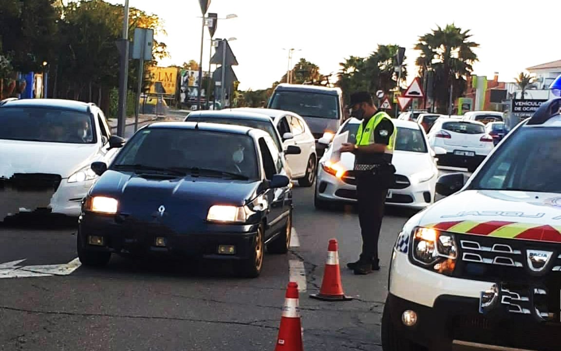 Control de cierre perimetral en Sanlúcar la Mayor.