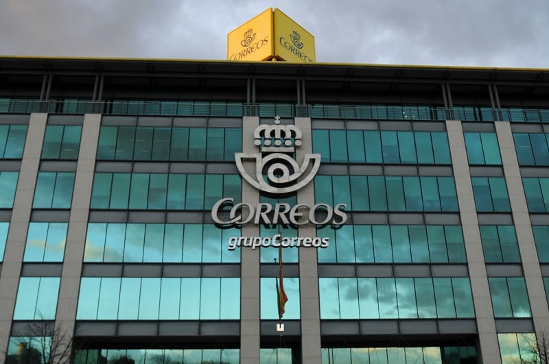 Sede central de Correos en Madrid. Foto de Correos.