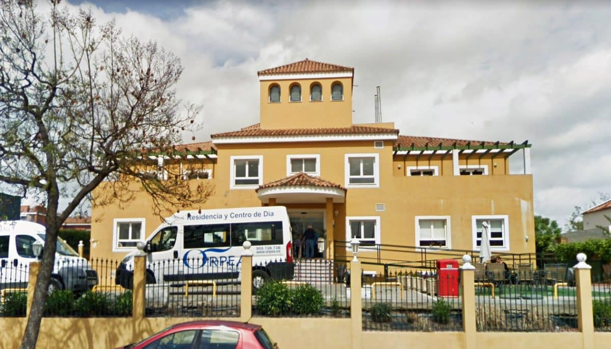 Residencia de mayores Orpea de Bormujos, situada en el límite entre esta localidad y Castilleja.