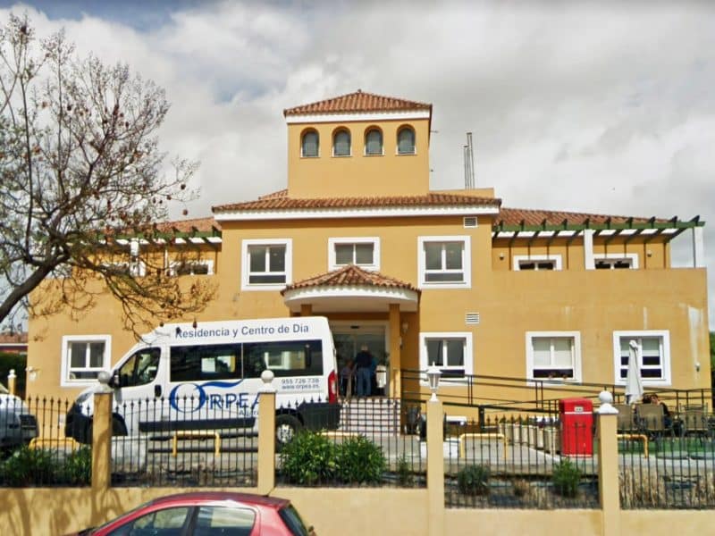 Residencia de mayores Orpea de Bormujos, situada en el límite entre esta localidad y Castilleja.