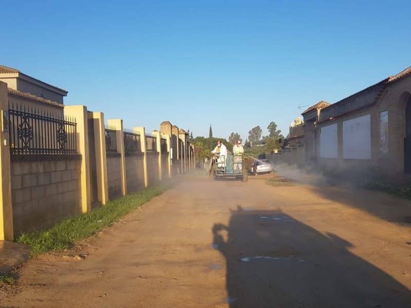 Imagen del Sector F de Almensilla durante la pandemia del coronavirus.