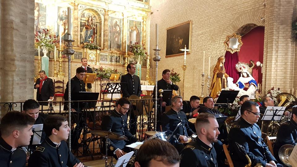 La asociación musical El Carmen de Salteras.