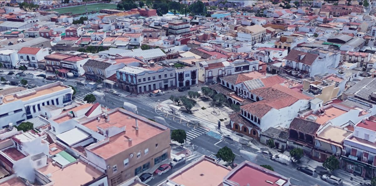 Fotografía satélite de Bormujos.