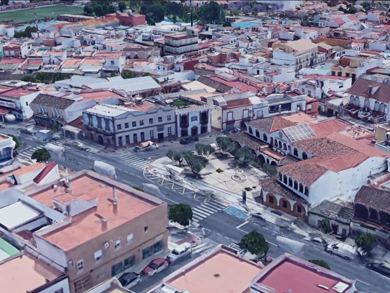 Fotografía satélite de Bormujos.