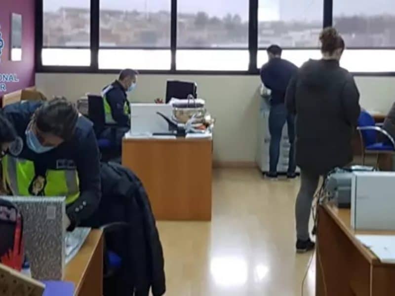 Oficinas del Grupo de Blanqueo de Capitales y Anticorrupción de la UDEF de Sevilla