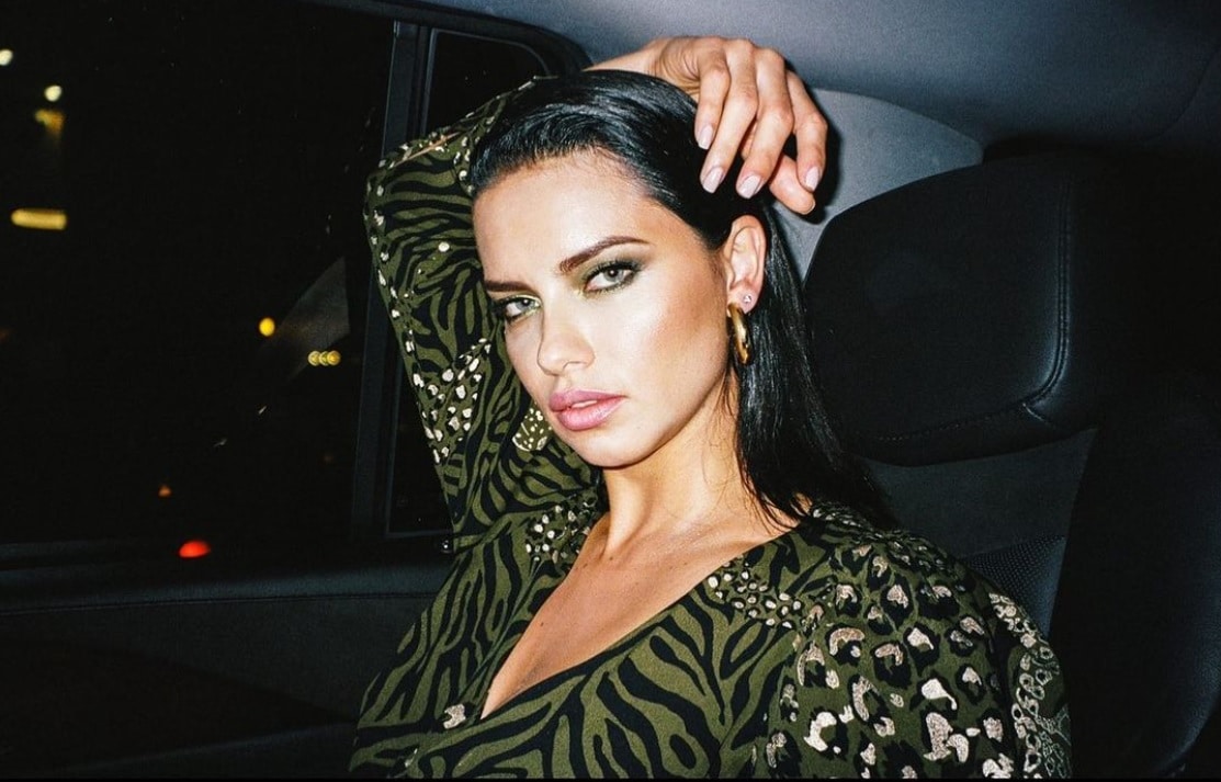 La supermodelo brasileña de 39 años Adriana Lima.