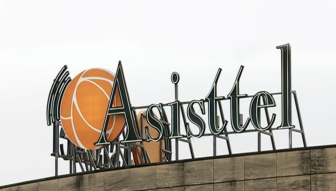 Letrero de la residencia Asisttel de Tomares.
