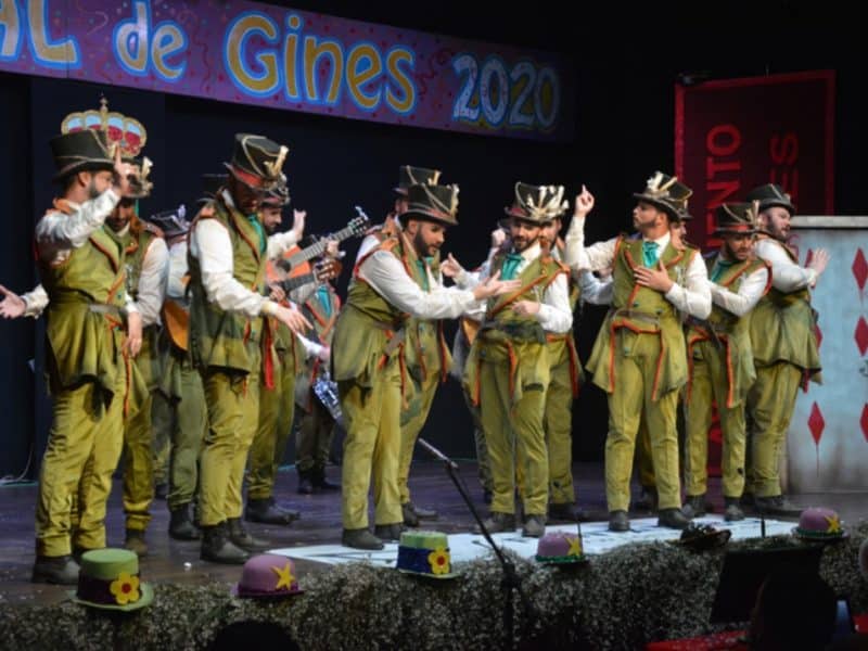 Concurso del Carnaval de Gines del año 2020.