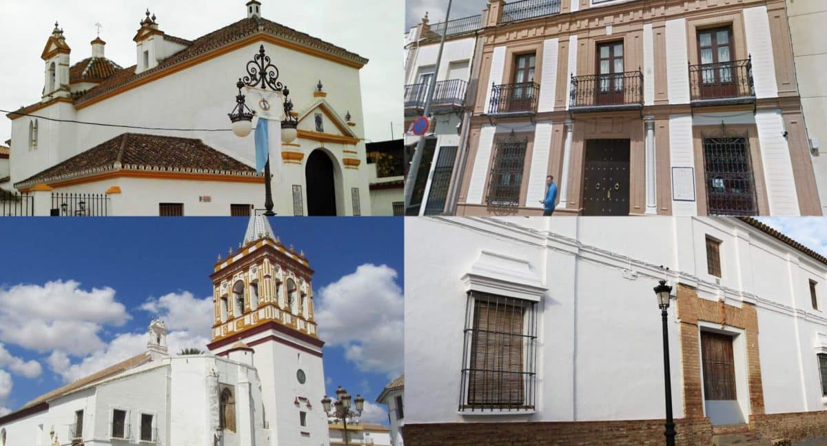 Ermita de San Miguel de Villanueva del Ariscal; Casa Hermandad de la Purísima Concepción de Castilleja de la Cuesta; Iglesia de Santa María de Sanlúcar la Mayor; Casa del Cura de Albaida.