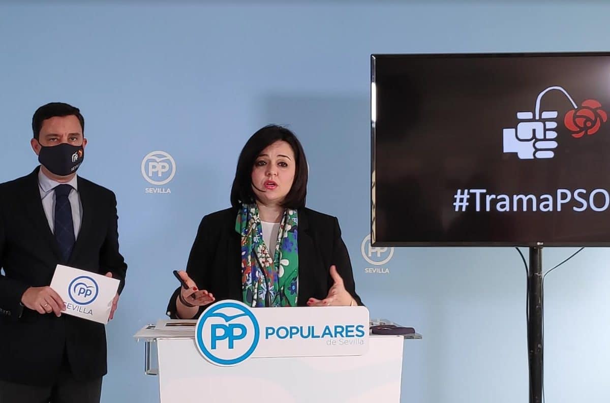 Rueda de prensa de Virginia Pérez del Partido Popular.