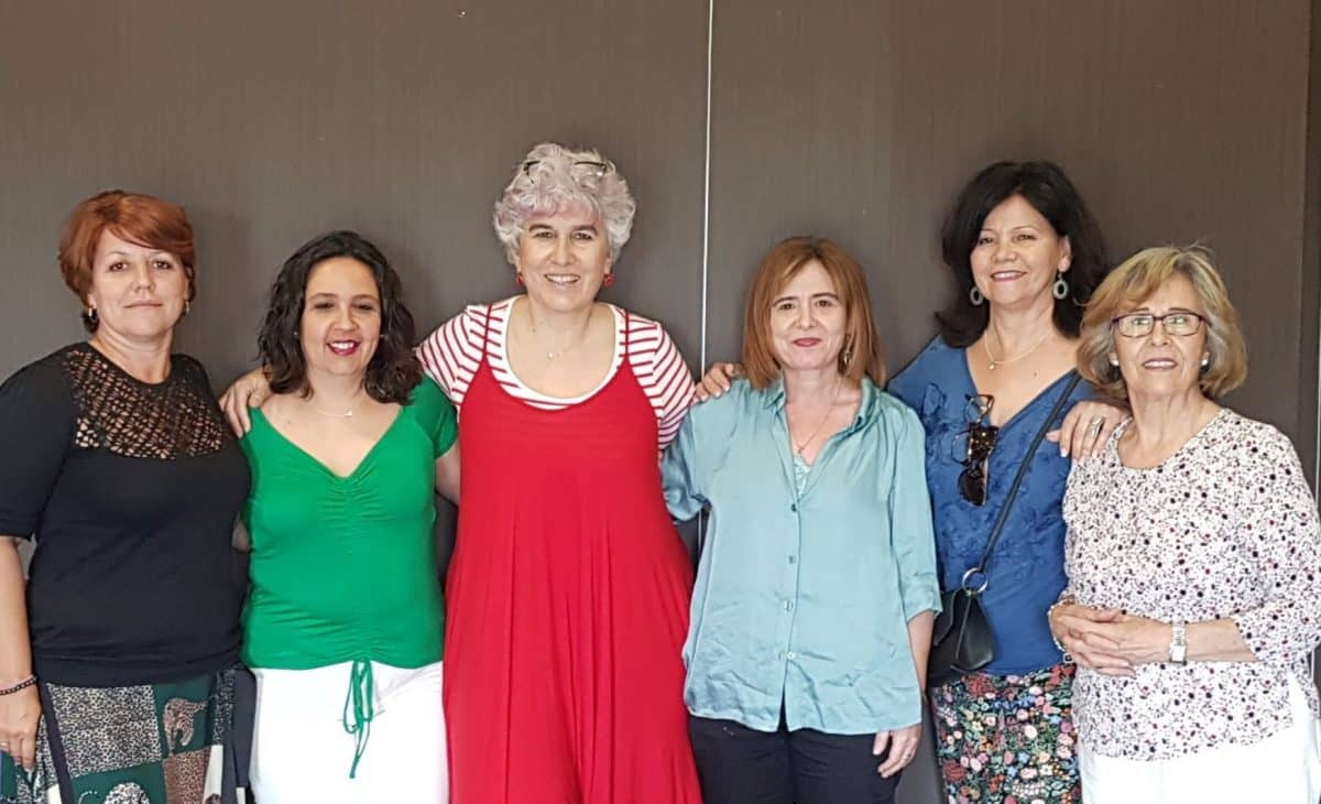 Miembros de la Asociación de mujeres viudas VIDA.