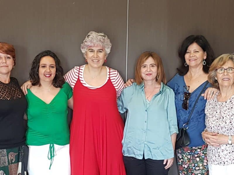 Miembros de la Asociación de mujeres viudas VIDA.