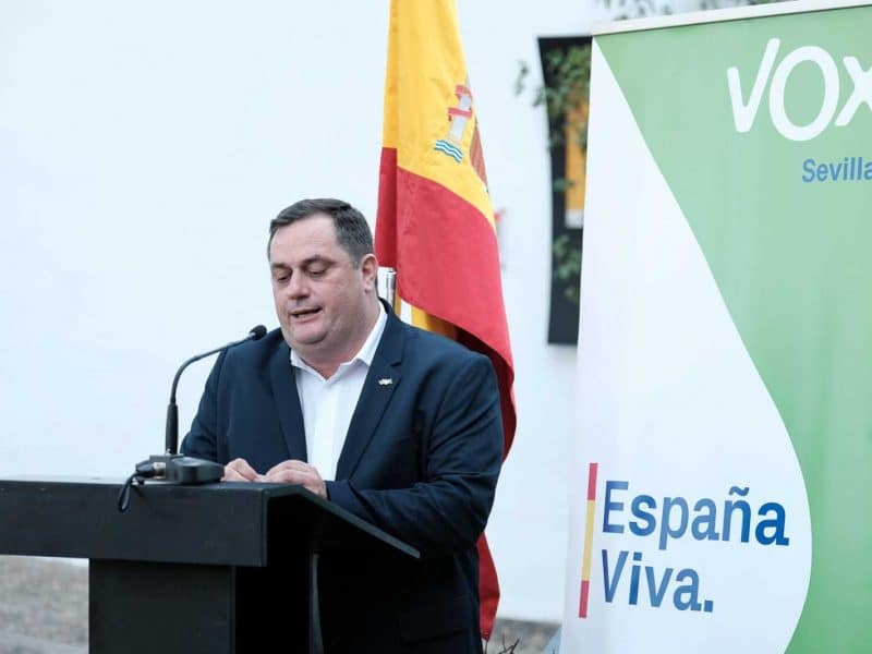 Diego Soto, candidato de VOX en Umbrete y uno de los dimisionarios.