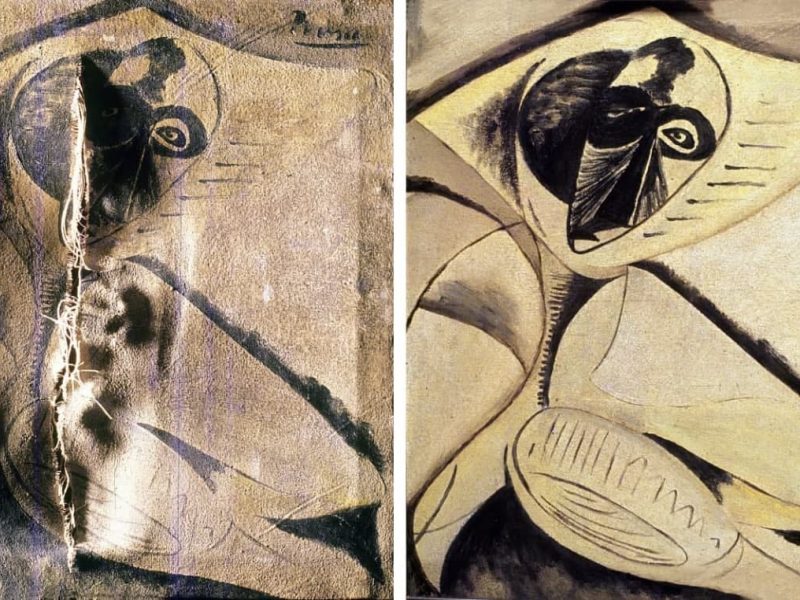 Obra del pintor Pablo Picasso restaurado por Francisco Arquillo