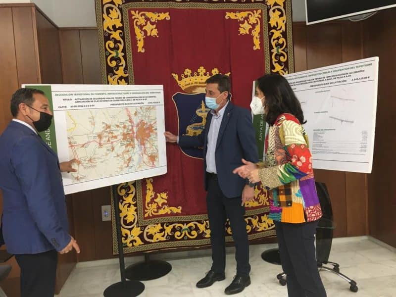 Presentación de la inversión en la A-49 de Pilas. Junta de Andalucía.