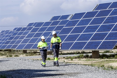 Huerto solar en Salteras.