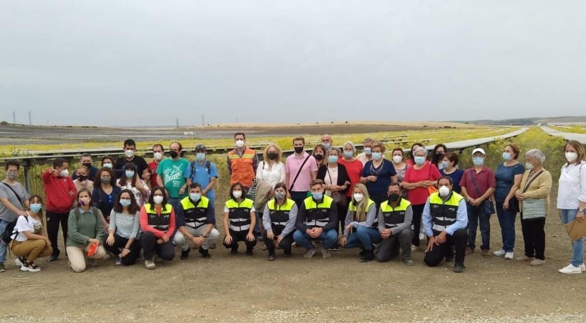 Visita a la planta fotovoltaica de Endesa en Sanlúcar la Mayor ENDESA